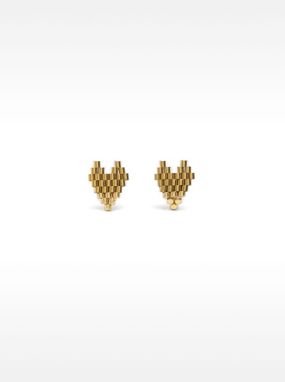 Boucles D’Oreilles Cœur -...