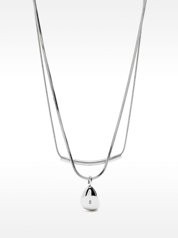 Collier Stainless Steel Silver