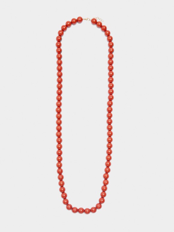 Collier Long En Perles