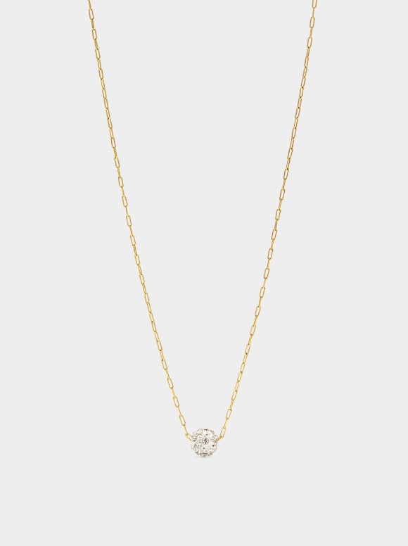 Collier Long Avec Cristal -...