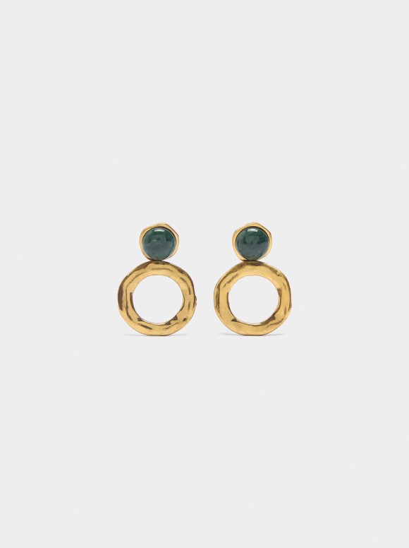 Boucles D'Oreilles Sphère...