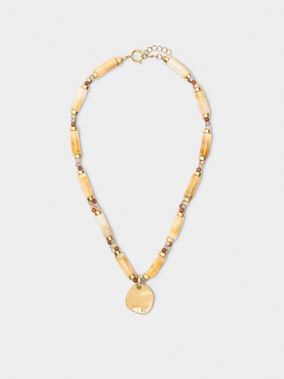 Collier Court Segmenté Avec...