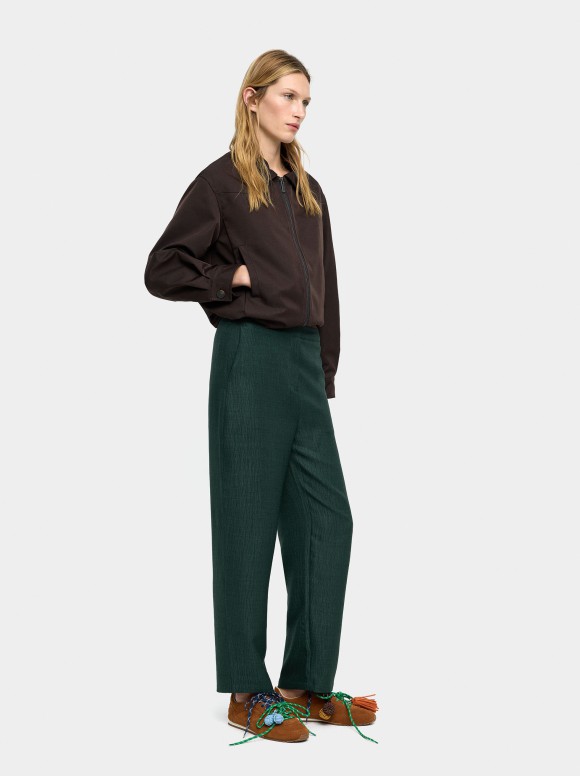 Pantalon À Effet Froissé