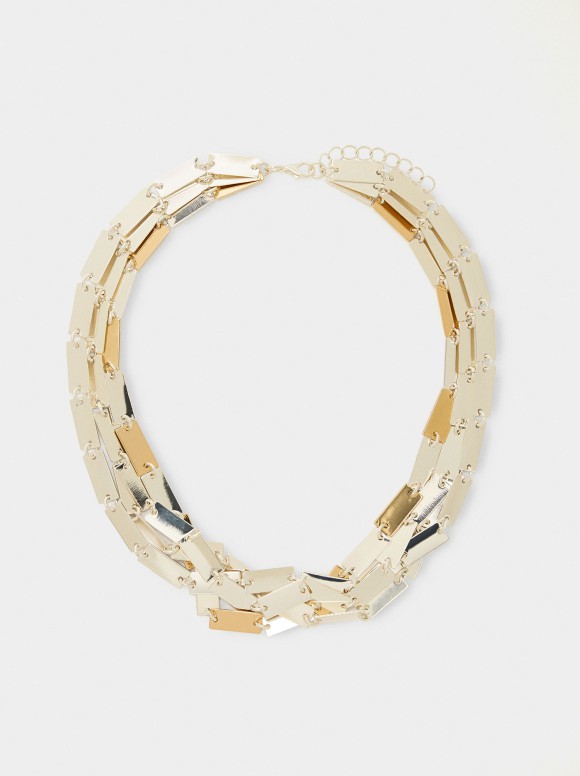 Collier Multiple Bicolore...
