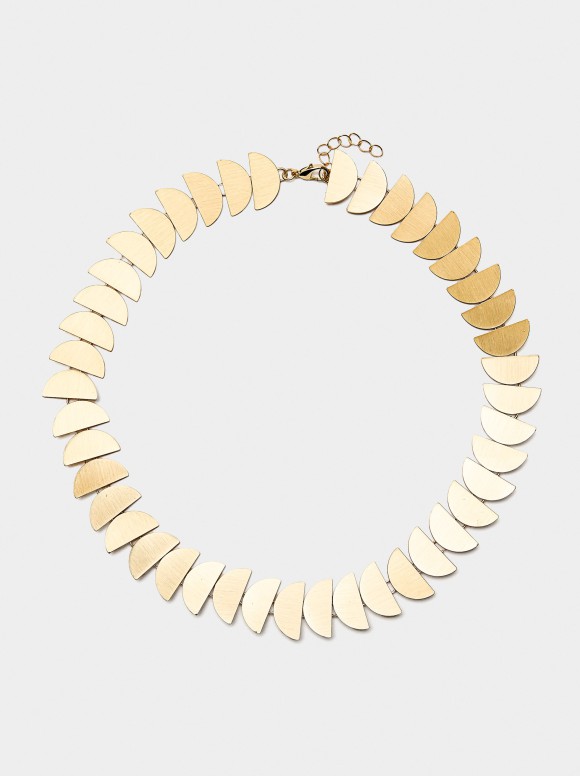 Collier Court De Demi-Cercles