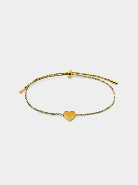 Bracelet Ajustable Avec Cœur