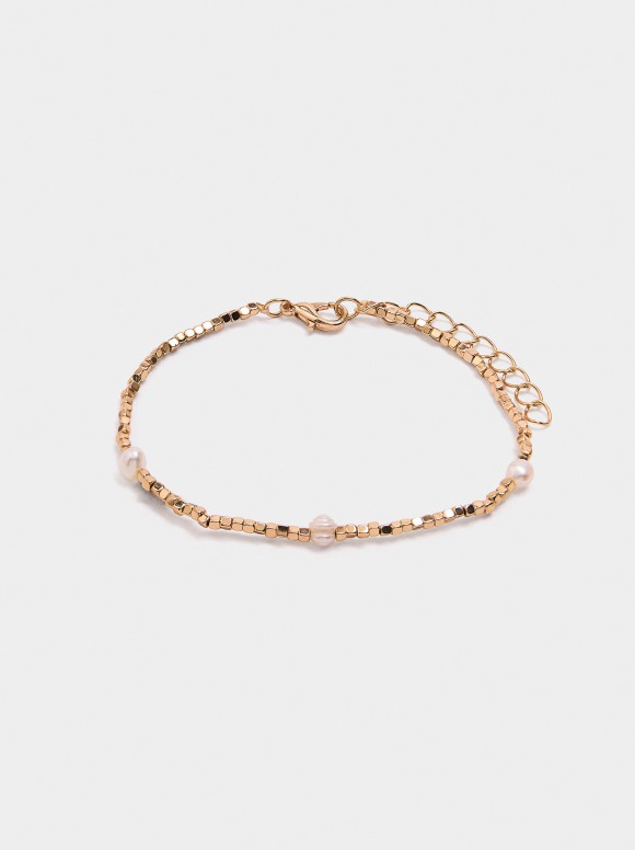 Bracelet Avec Perles D'Eau...