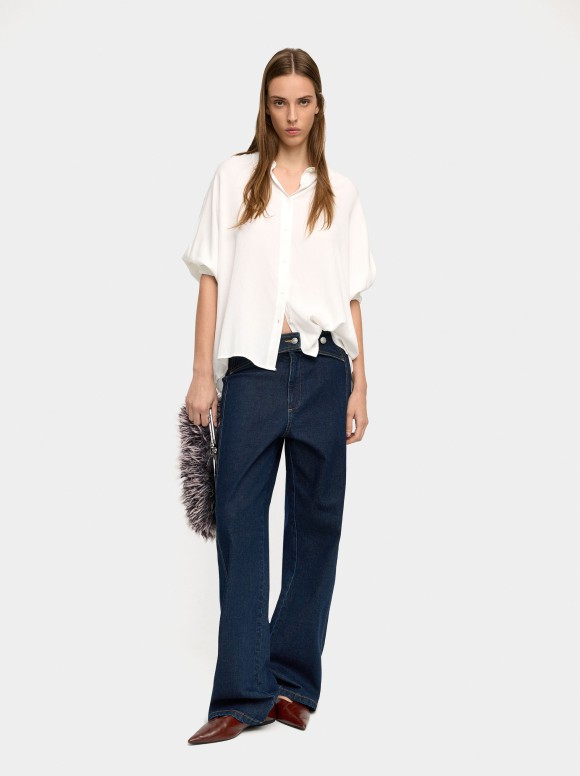 Chemise Fluide Avec Manches...