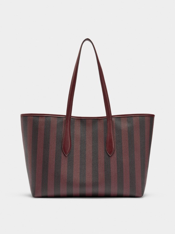 Shopper À Rayures Avec...