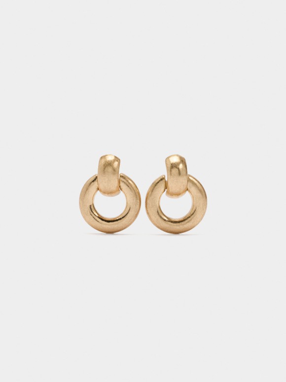 Boucles D'Oreilles Dorées À...