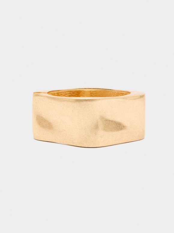 Bague Carrée Irrégulière