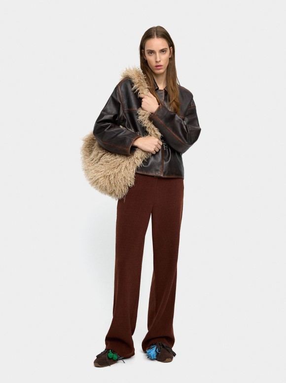 Pantalon Droit Avec Taille...