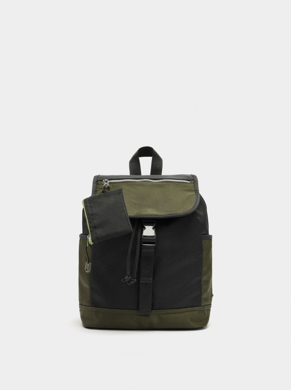 Sac À Dos Color Block En Nylon