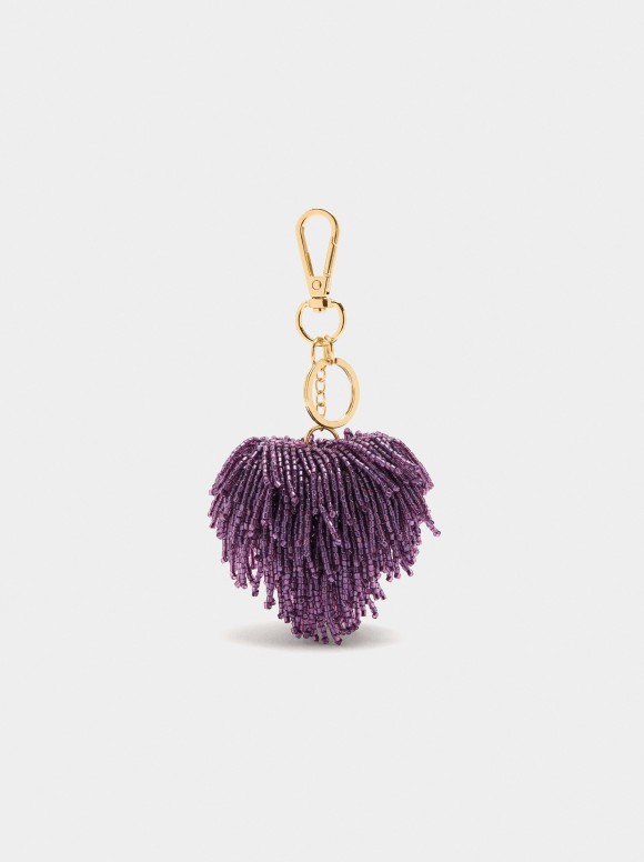 Porte-Clés Charm Cœur Avec...