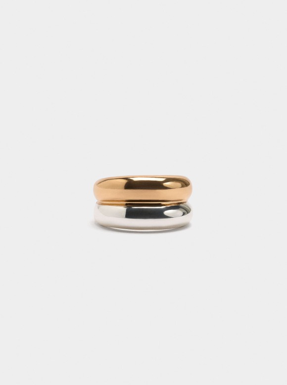 Bague Double Bicolore