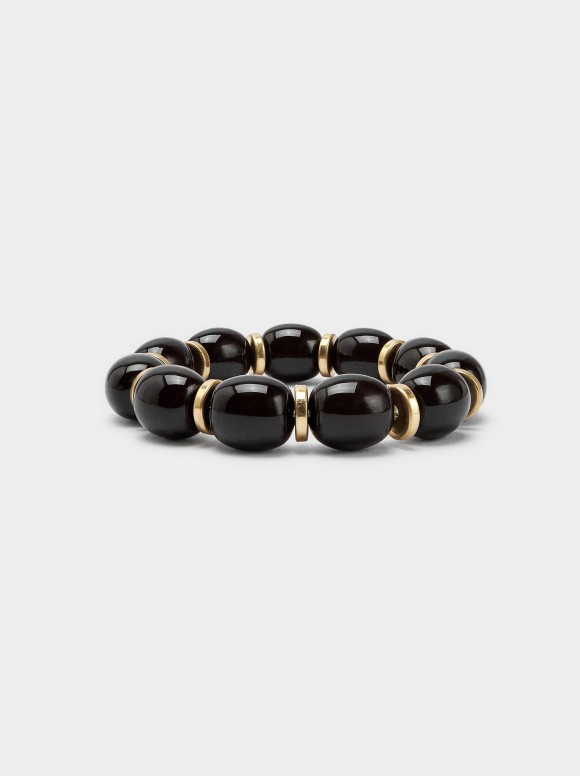 Bracelet Élastique Avec Perles