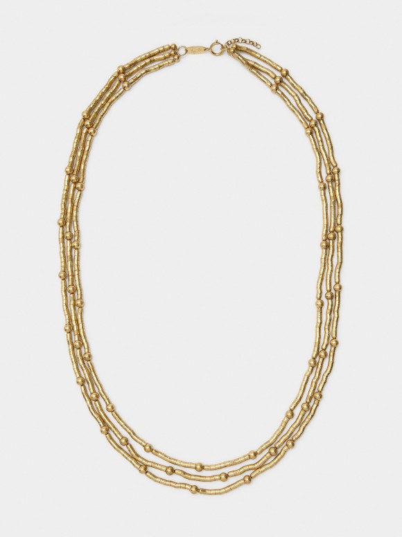 Collier Flexible Avec Perles