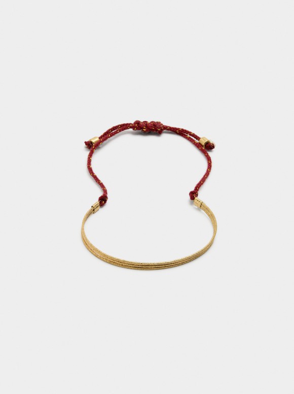 Bracelet Rigide Avec Cordon...