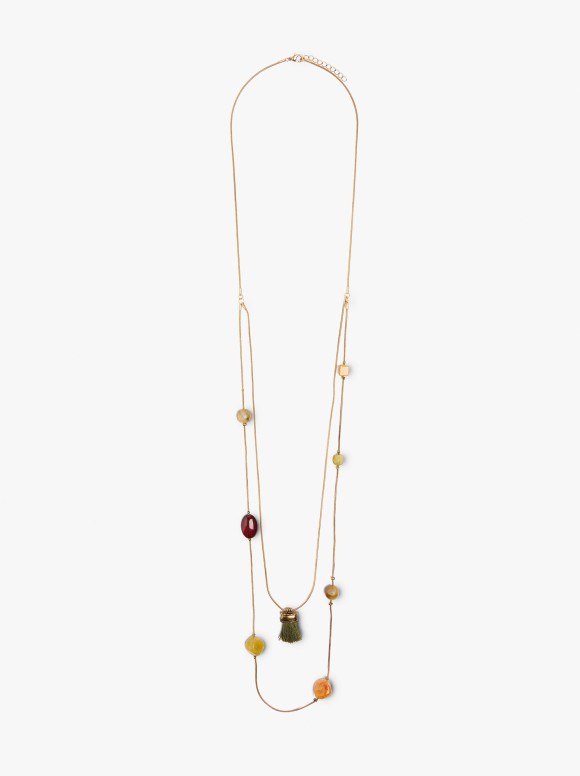 Collier Double Long Avec...
