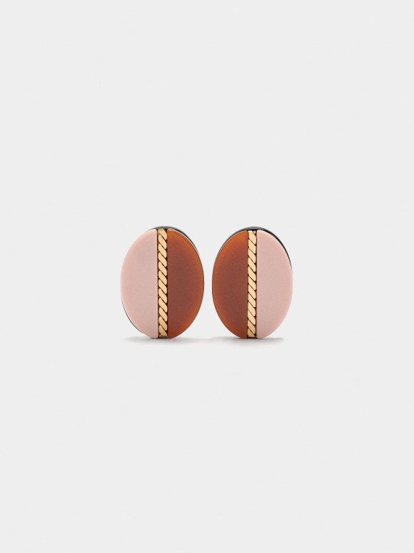 Boucles D'Oreilles Ovales...