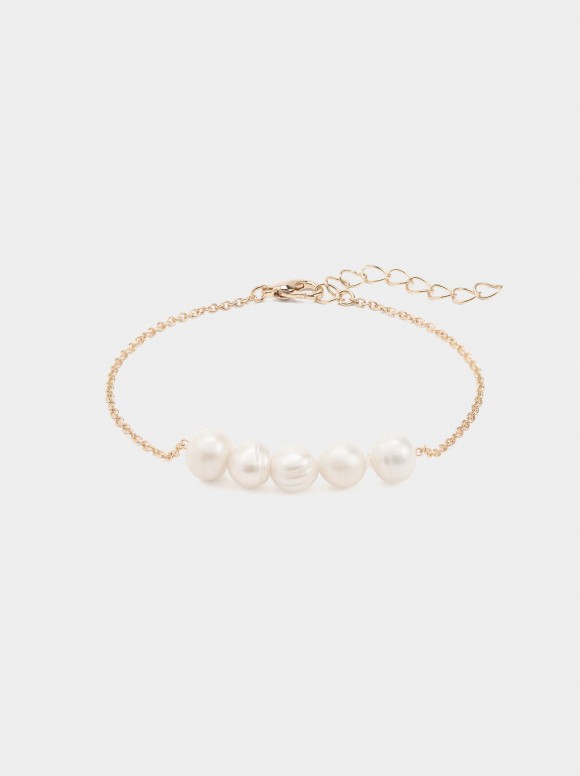 Bracelet Avec Perles D'Eau...