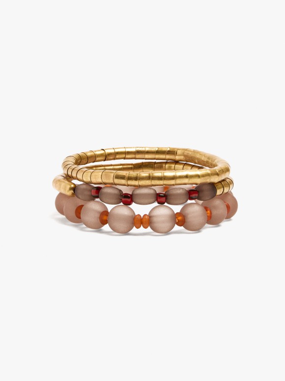 Set De Bracelets Avec Perles