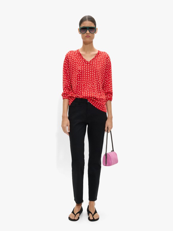 Pull En Maille Avec Imprimé