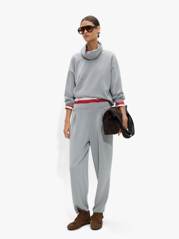 Sweatshirt Avec Col Montant...