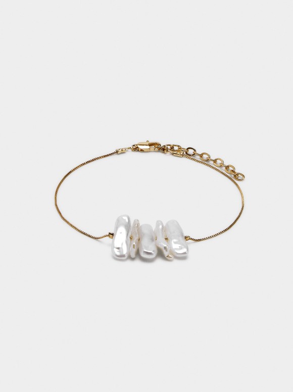 Bracelet Barres De Perle...