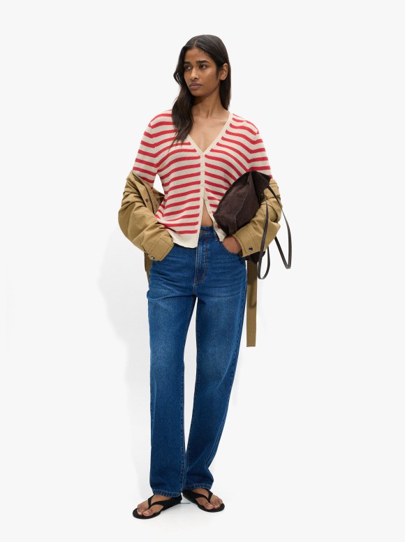 Cardigan En Maille Avec...
