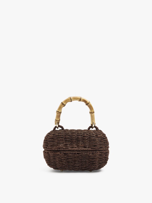 Sac À Main Ovale Avec Effet...