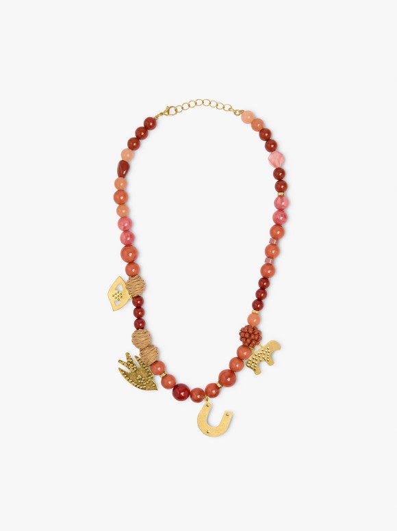 Collier Court De Perles...