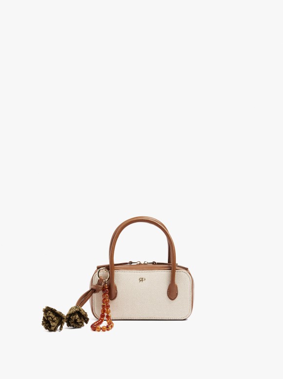 Mini Sac Avec Tissu Et Penduro