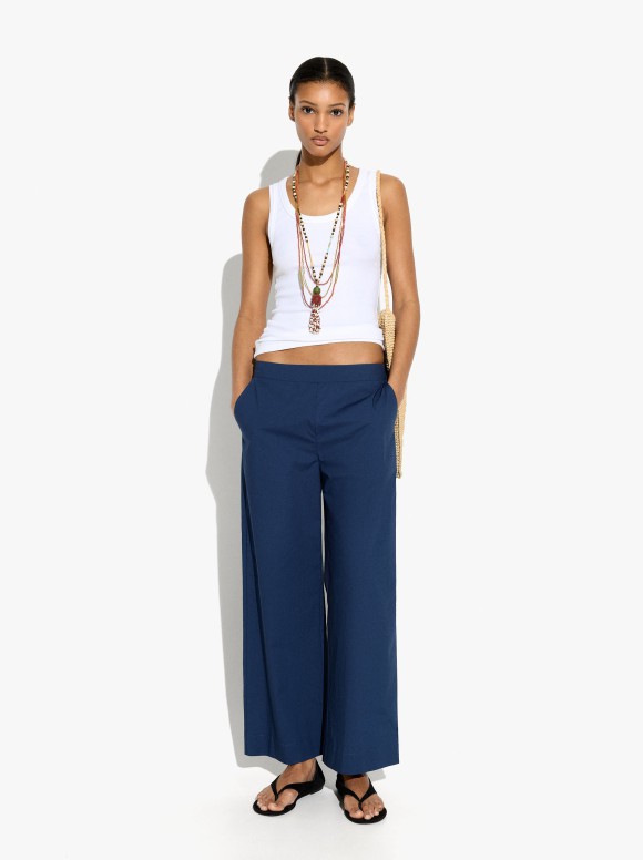 Pantalon Droit Avec Poche...