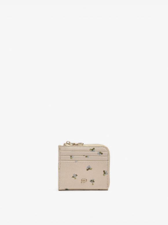Porte-Cartes À Motif Floral