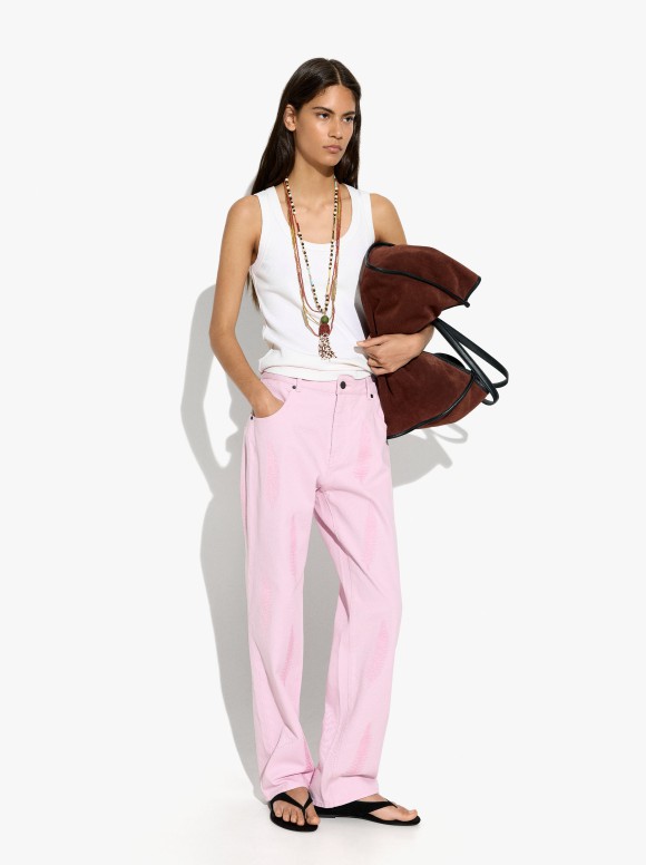 Pantalon Avec Broderies...