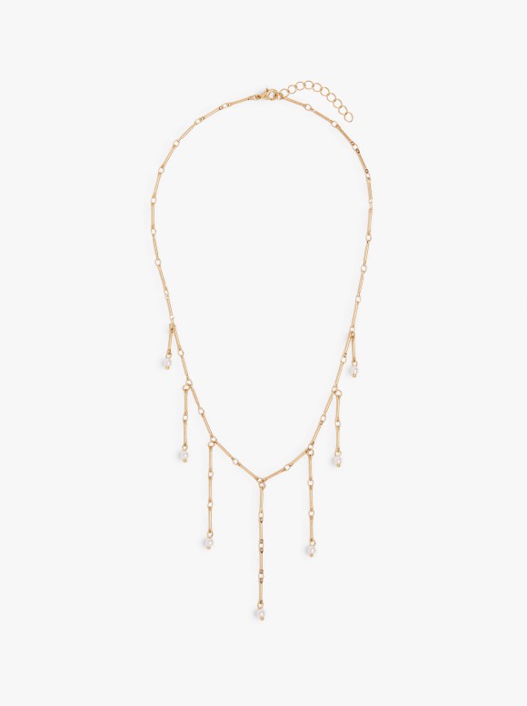 Collier Court Barres Avec...