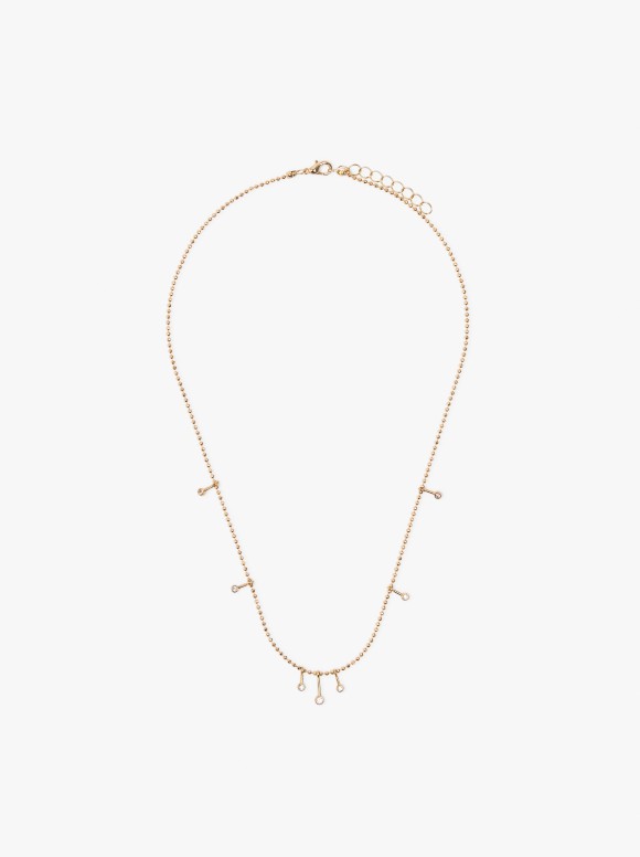 Collier Court Avec Zirconia