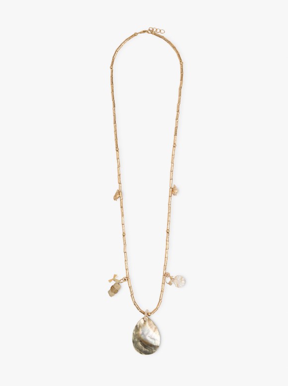 Collier Long Avec Pendentif...