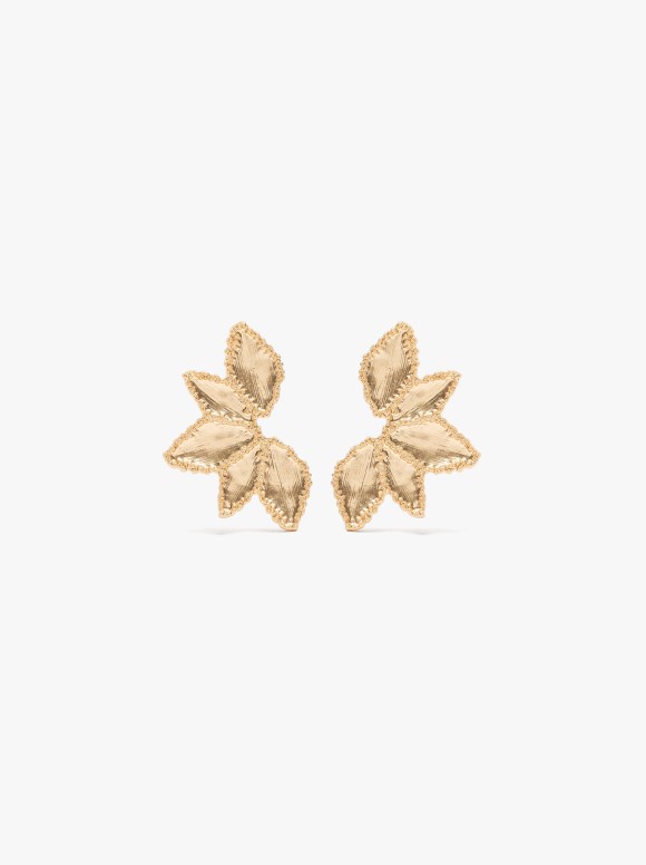 Boucles D'Oreilles Demi-Fleur