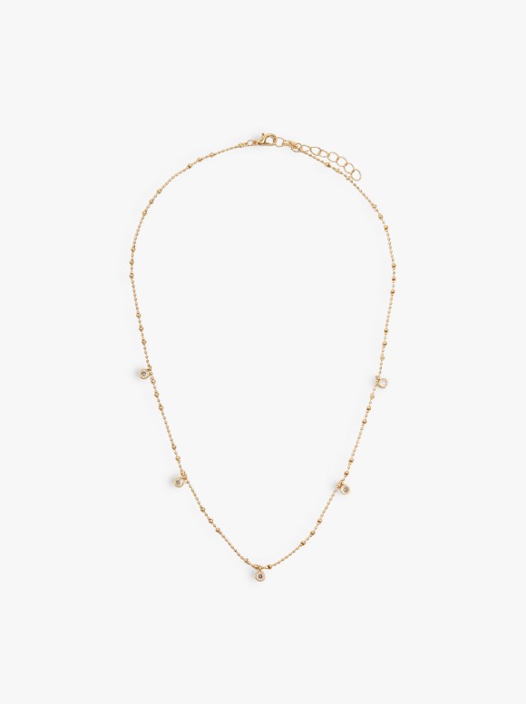 Collier Court Avec Zirconia