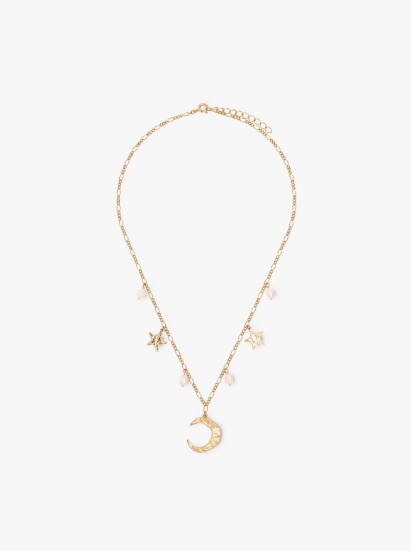 Collier Lune Et Étoiles...