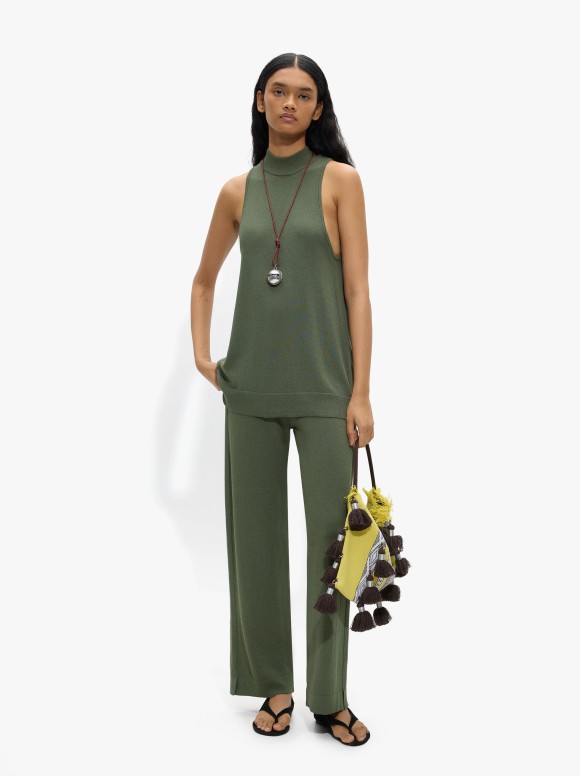 Pantalon Fluide De Maille