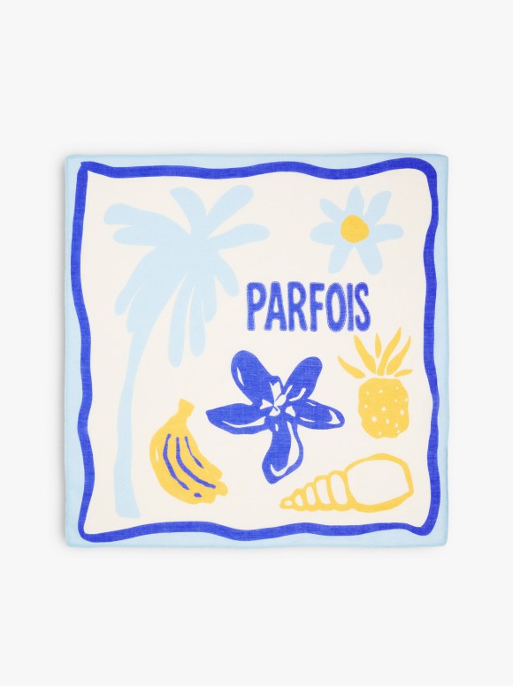 Foulard Carré Imprimé 100%...
