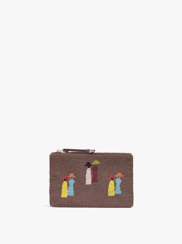 Porte-Monnaie Avec Perles
