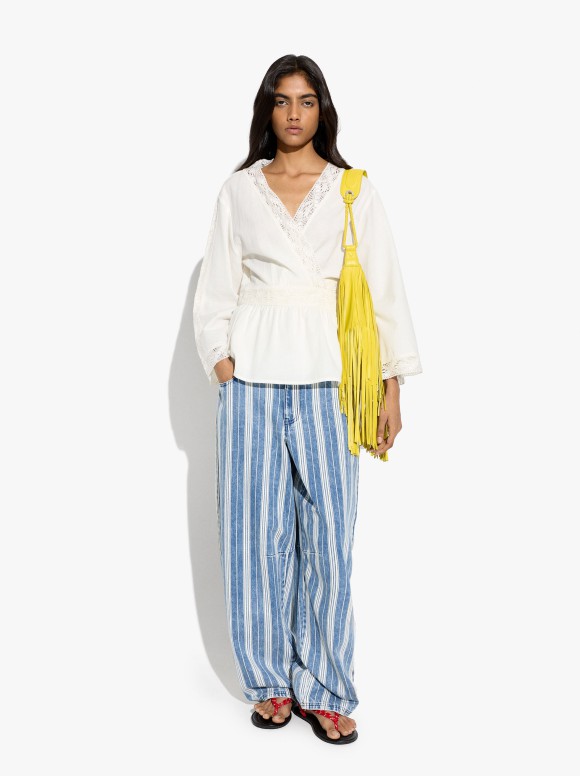 Blouse Avec Détails En...