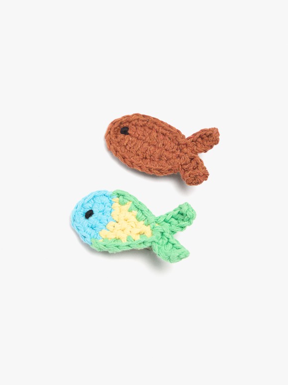 Set De Barrettes En Crochet...