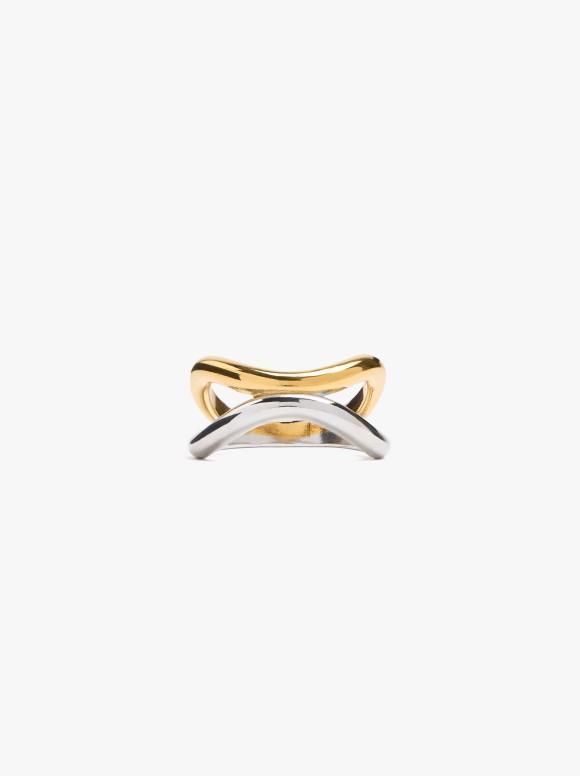Bague Double Et Bicolore...