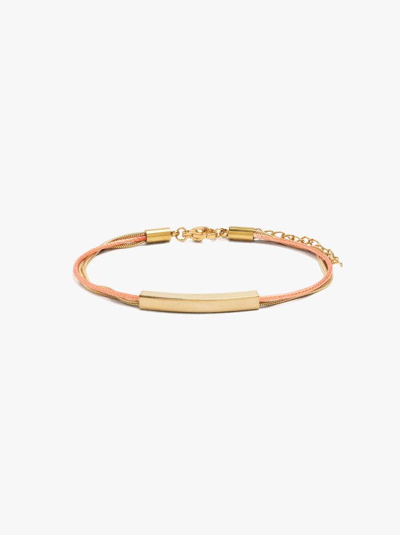 Bracelet Double Avec Barre...