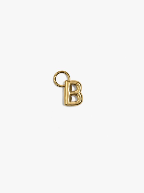 Charm De Lettre B - Acier...